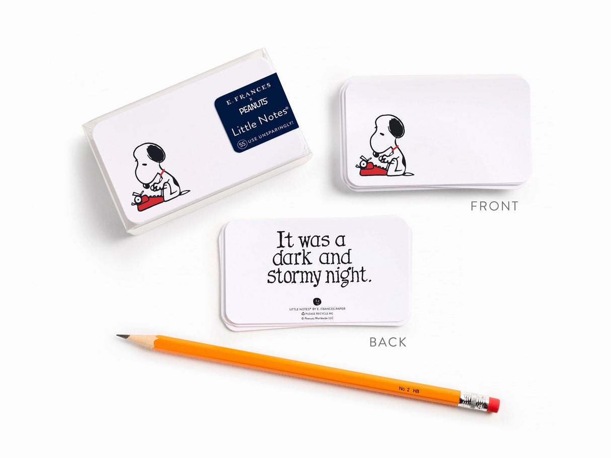 E. Frances x Peanuts™ - Snoopy Typing Little Notes®