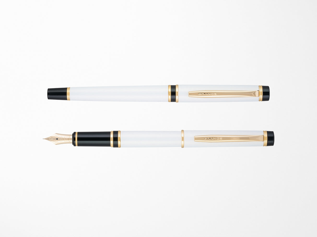 Pilot Grance Fountain Pen - Pearl White