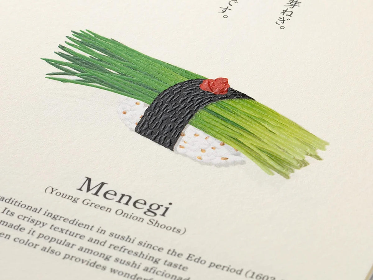 Midori Wall Calendar 2027 - Echizen Washi Sushi