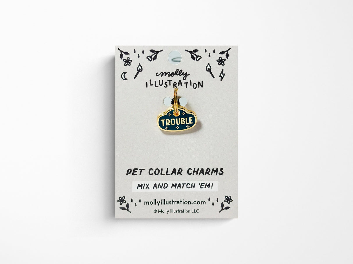 Trouble Journal Charm