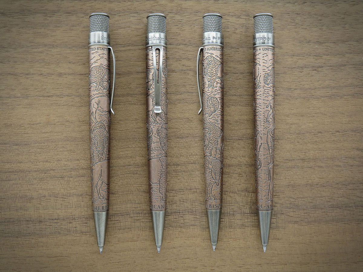 Retro 51 Smithsonian Collection Rollerball Pen - Bison Strong