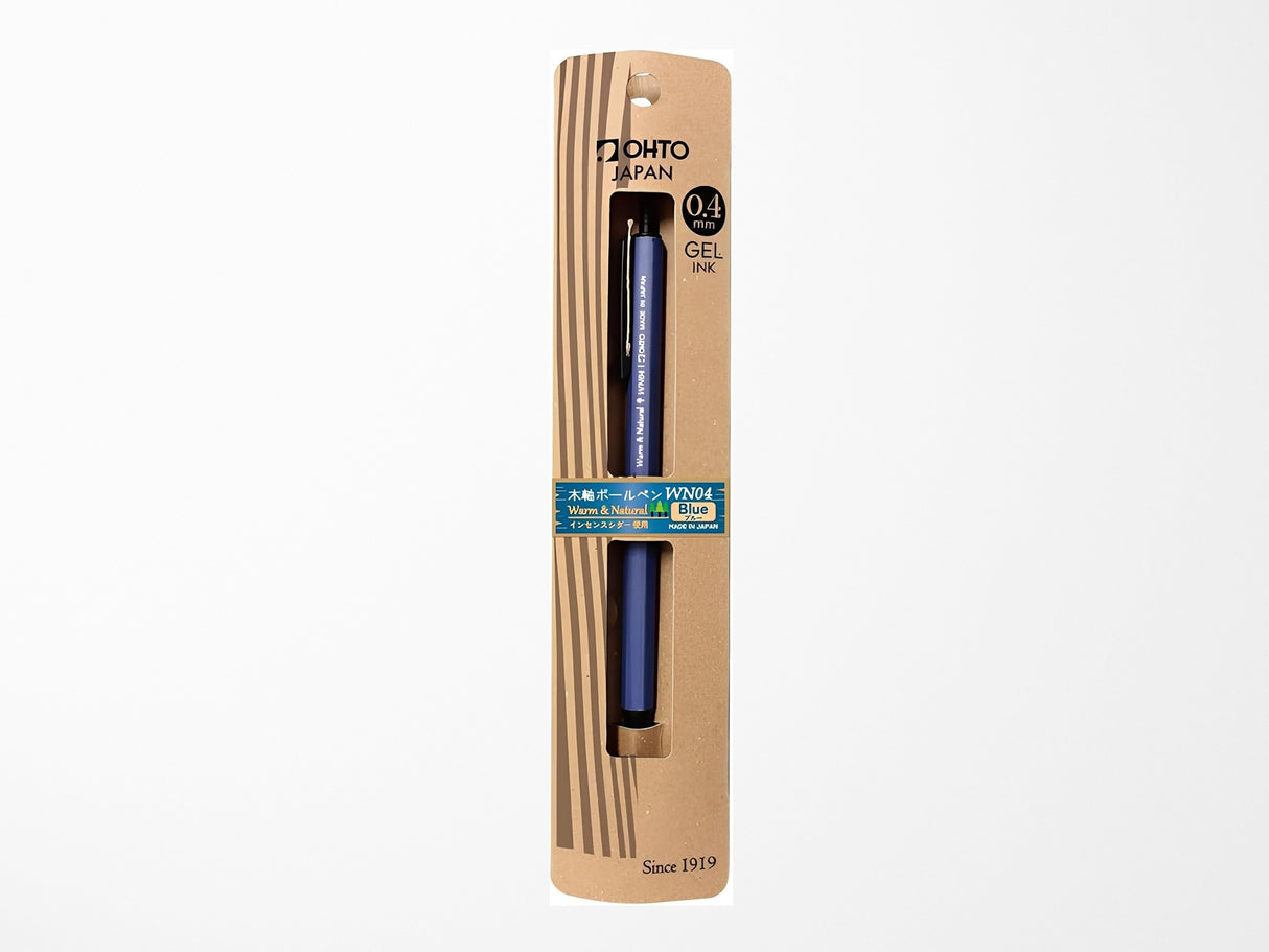 Ohto Wooden Gel Pen 0.4