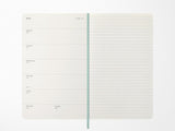 Moleskine 2027 Weekly Planner - Precious & Ethical Vegea - Sage Green