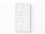 Midori Stickers - 2744 Text Anniversary
