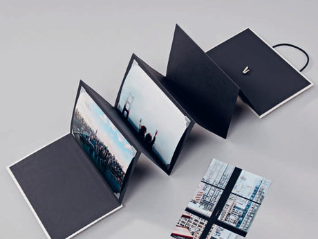 A Natural Affair Color Block Leporello Photo Album - Desert