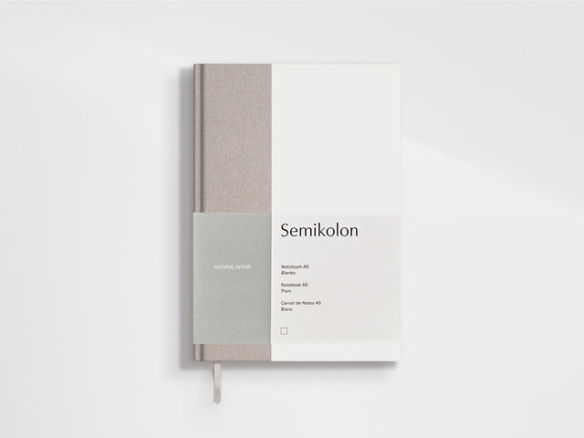 A Natural Affair Color Block Notebook - Desert