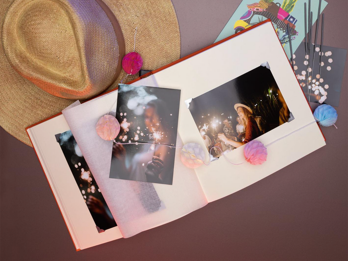 A Natural Affair Color Block Traditional Photo Album - Golden Hour