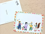 Aiko Fukawa Postcard Writing Pad - Little Fluffy Friends