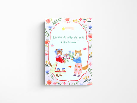 Aiko Fukawa Postcard Writing Pad - Little Fluffy Friends