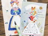 Aiko Fukawa Postcard Writing Pad - Tablier