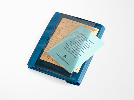 Alettone Document Case for A6 Size - Navy