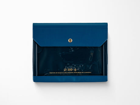 Alettone Document Case for A6 Size - Navy