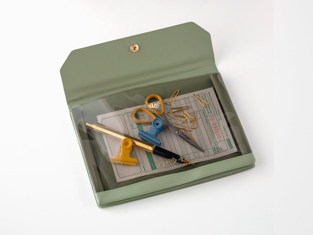 Alettone Document Case for A6 Size - Olive