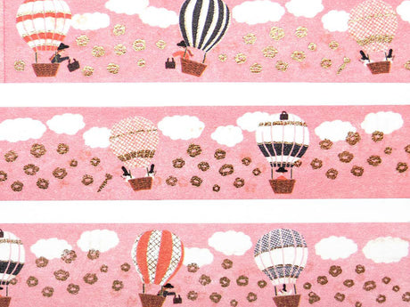Balloon Journey Gold Foil Washi Tape