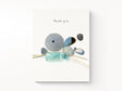 Beachcombing Thank You Greeting Cards, Box of 8