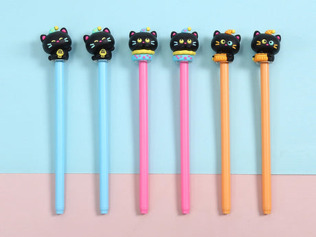Black Cat Gel Pen