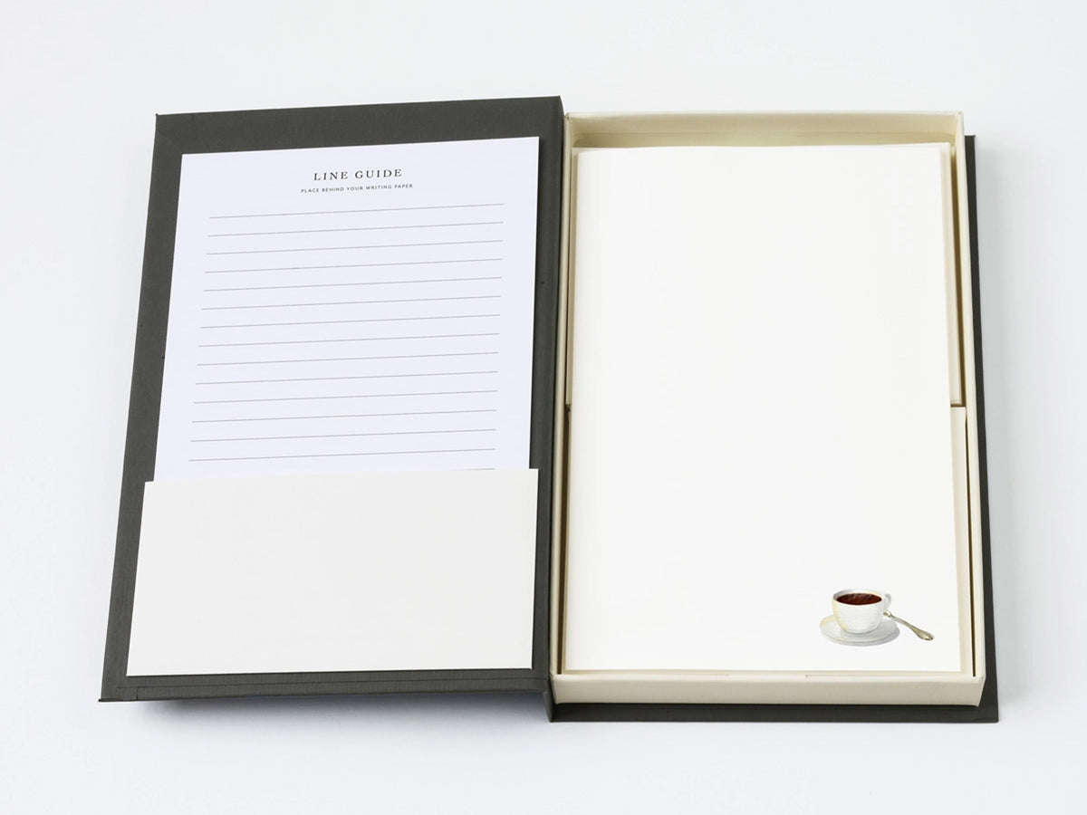Black Coffee - Letter Writing Paper - Coffee Cup
