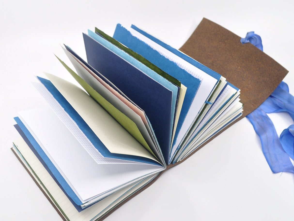 Between The Waves One of a Kind Leather Journal