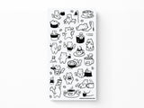 Caffeine Cats 2 Sticker Sheet