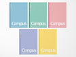 Campus Dotted Line B5 Ruled Notebook - 5 Pack