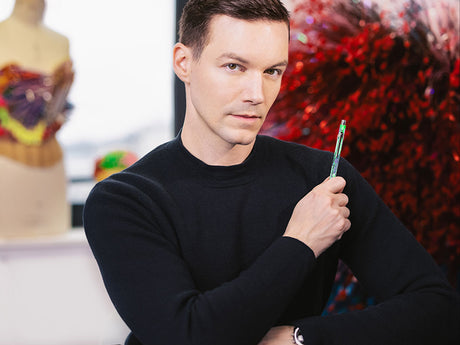 Caran D'Ache 849 Ballpoint Pen Kevin Germanier Neon Green