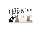 Catrovert Vinyl Sticker