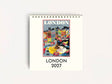 Cavallini 2027 DESK Calendar - London