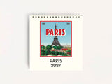 Cavallini 2027 DESK Calendar - Paris