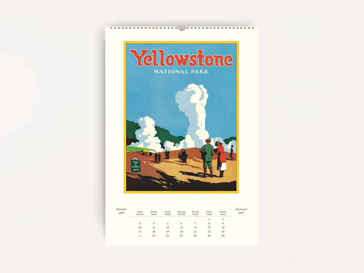 Cavallini 2027 WALL Calendar - National Parks