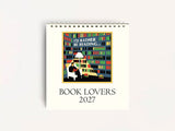 Cavallini 2027 DESK Calendar - Book Lovers