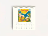 Cavallini 2027 DESK Calendar - California