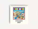 Cavallini 2027 DESK Calendar - Chicago