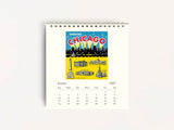 Cavallini 2027 DESK Calendar - Chicago