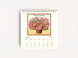 Cavallini 2027 DESK Calendar - Jardiniere