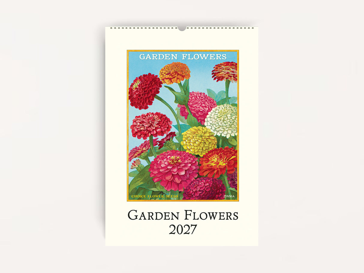 Cavallini 2027 WALL Calendar - Garden Flowers