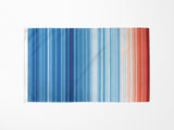 Climate Warming Stripes Flag