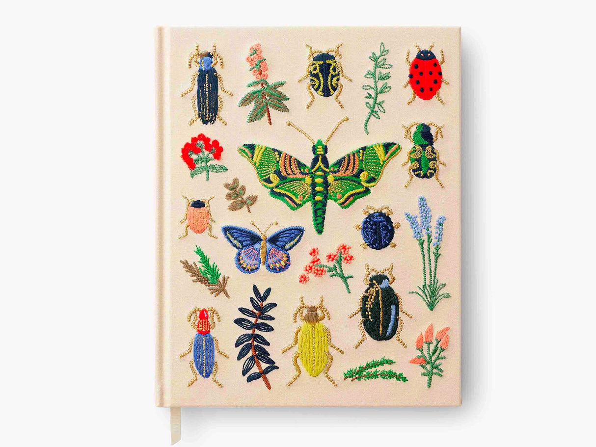 Curio Embroidered Fabric Sketchbook