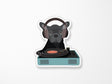 DJ Dog Vinyl Sticker
