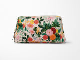 Dahlia Quilted Large Cosmetic Pouch