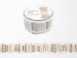 Die Cut Washi Tape - Book Brown