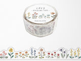 Die Cut Washi Tape - Cozy Flower