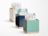 E. Frances Little Notes® - Ceramic Holder - Navy