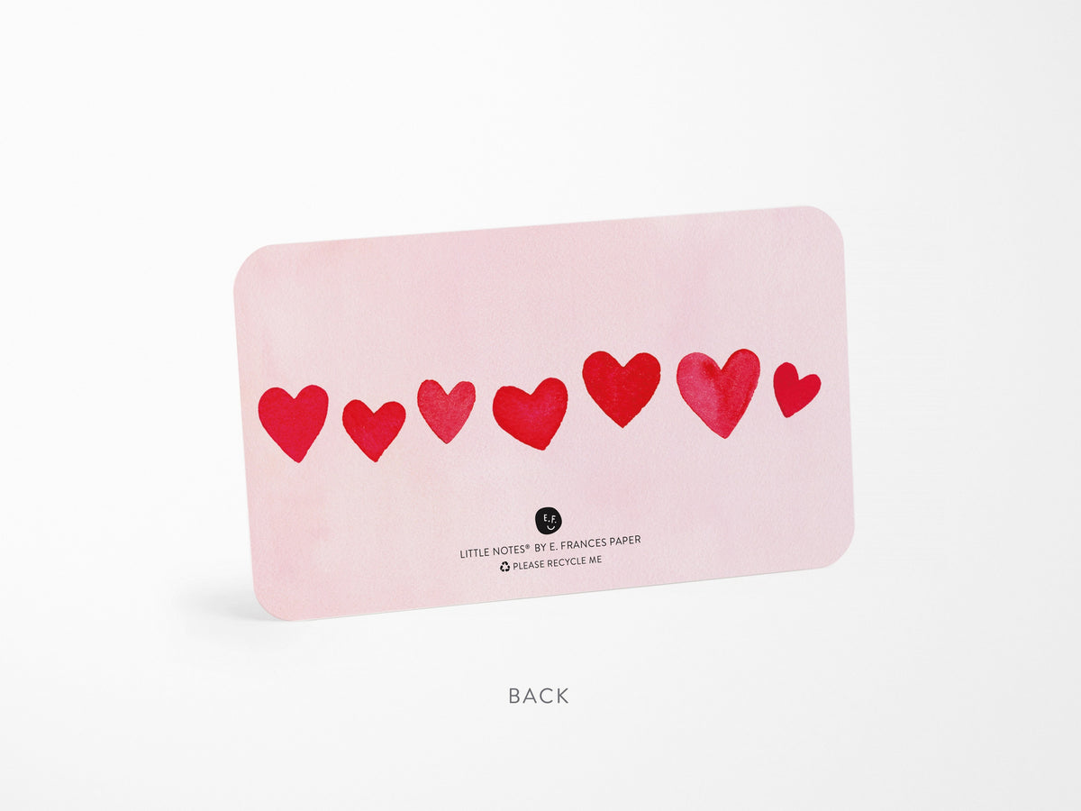 E. Frances Little Notes® - Mini Hearts Blush