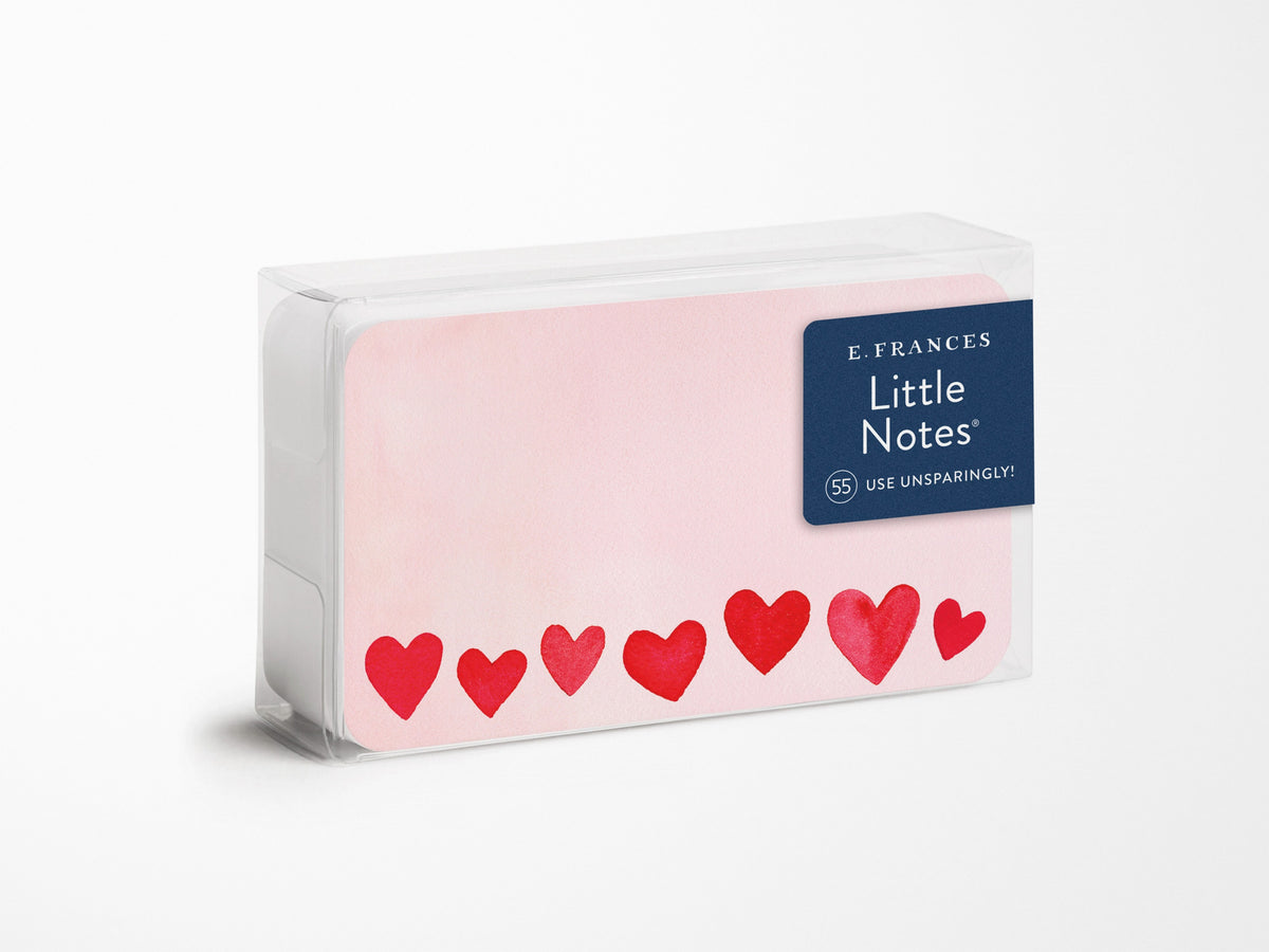 E. Frances Little Notes® - Mini Hearts Blush