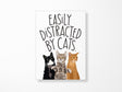 Easily Distracted by Cats Magnet
