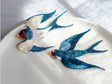 Embroidered Swallow Bird Iron On Patch