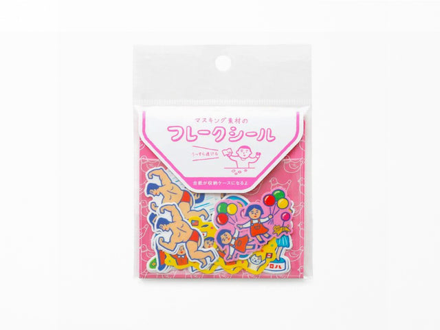Emotional Humans Flake Stickers