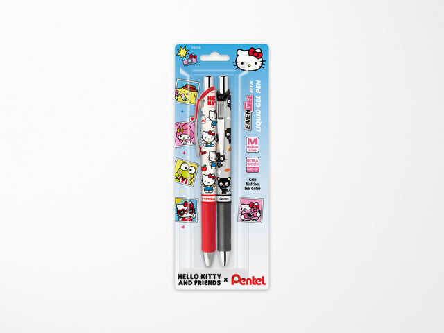 EnerGel RTX Liquid Gel Pen Hello Kitty & Friends 5 Pack