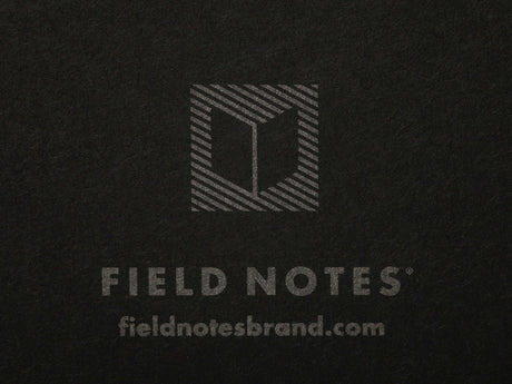FIeld Notes Pitch Black Memo Book Set of 3