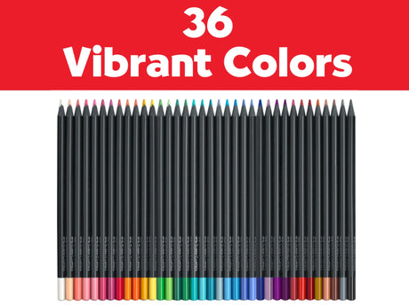 Faber Castell Black Edition Colored Pencils - Basic Colors 36 Set